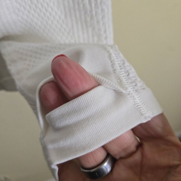 Athleta Flurry Force Insulated Primaloft Jacket Bright White Size M - Picture 9 of 9